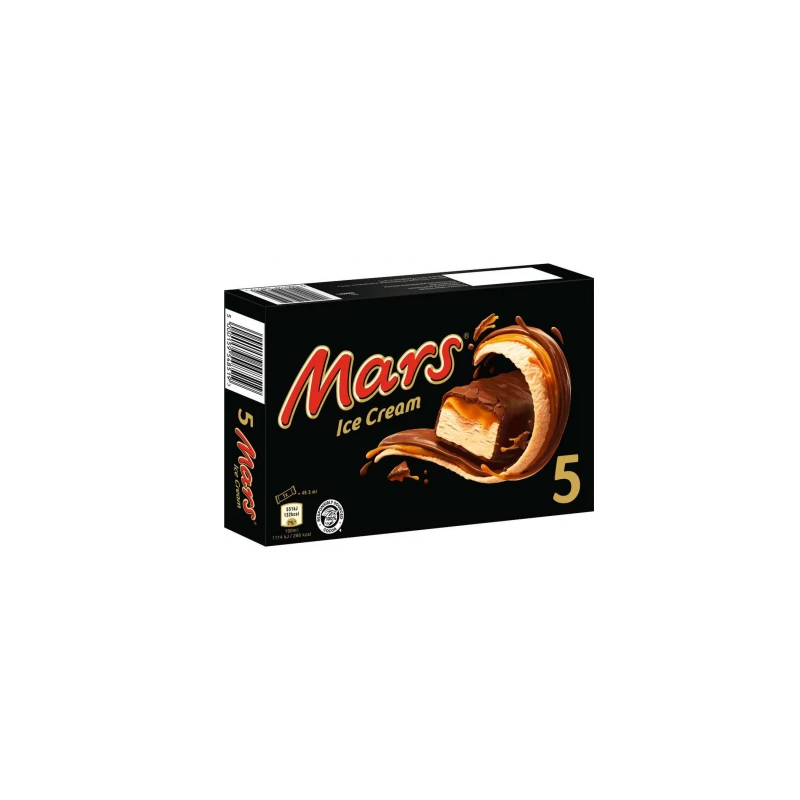 Barres glacées chocolat caramel x5 200g