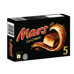 Barres glacées chocolat caramel x5 200g