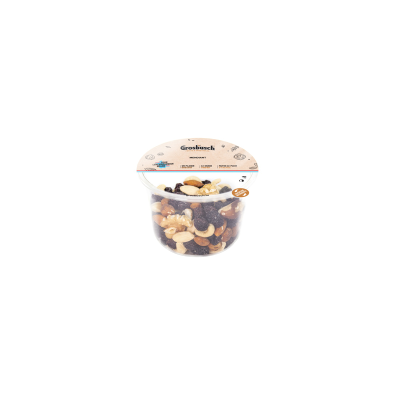 Mélange raisins secs noix de cajou cerneau de noix amandes noisettes 200g