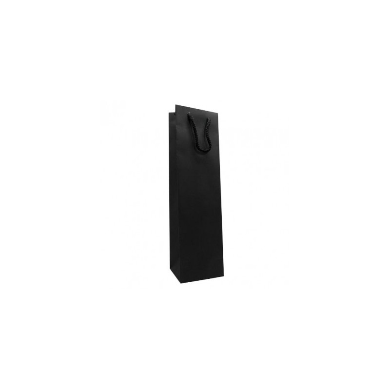 Pochette à vin kraft noir