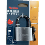 Cadenas à clé intérieur avec 2 clés fournies 50x78mm