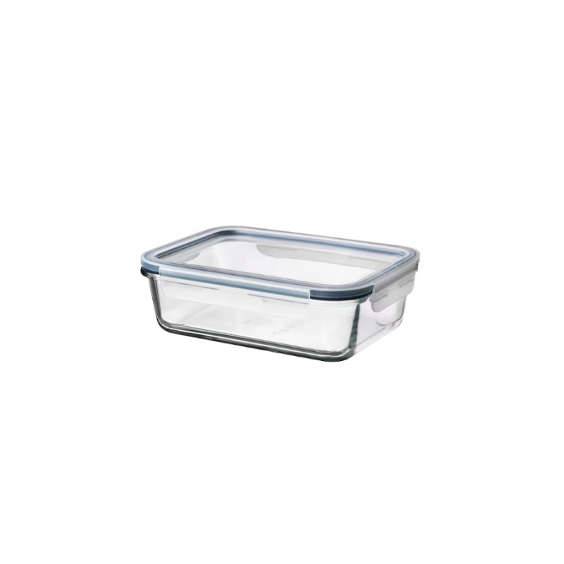 Boîte alimentaire en verre borosilicate 1.1l