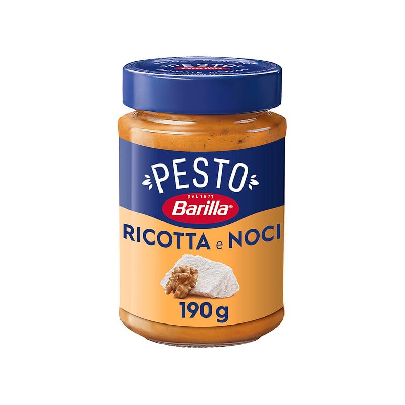 Sauce pesto ricotte et noix 190g