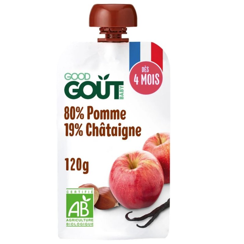 Compote pomme châtaigne 120g