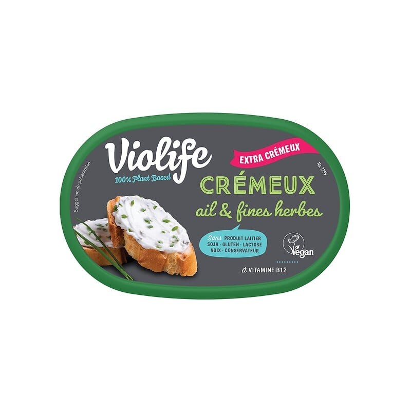 Crémeux à tartiner ail et fines herbes 150g