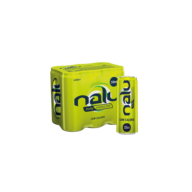 Boisson énergisante pétillante orange pomme kiwi et mangue 6x33cl