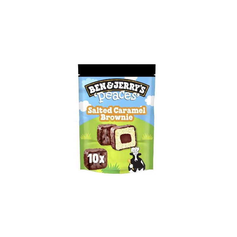 Dessert glacé brownie caramel salé x10 150g