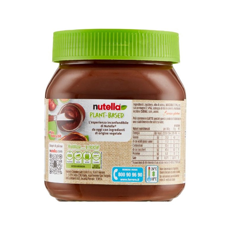Pâte à tartiner aux noisettes et cacao vegan 350g