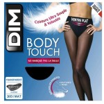 Collant body touch ventre plat taille 3 transparent 20D/mat noir