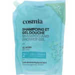 Gel douche 2en1 recharge sel marin 1l
