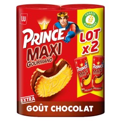 Biscuits fourrés au chocolat maxi gourmand 2x250g