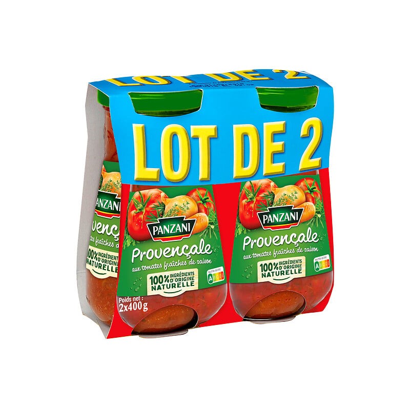 Sauce tomate à la provençale 2x400g