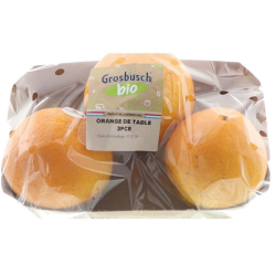 Orange de table bio 3 pièces