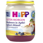 Pot petit-déjeuner myrtille pomme yaourt muesli bio dès 10 mois 160g