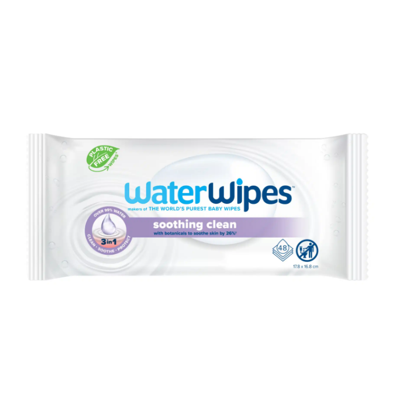 Lingettes apaisante à l'extrait de lavande x48