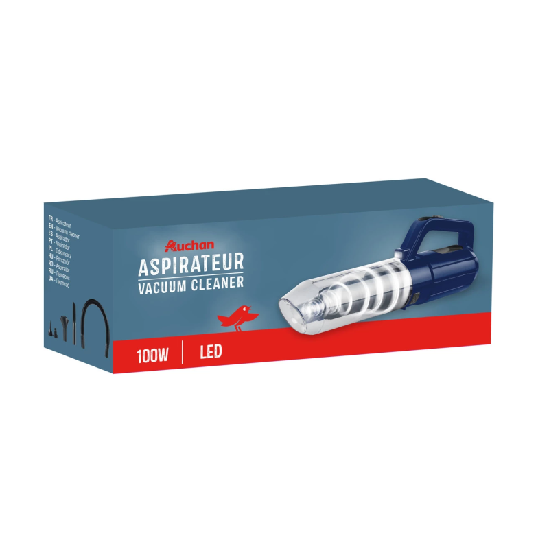 Aspirateur voiture 100W Led