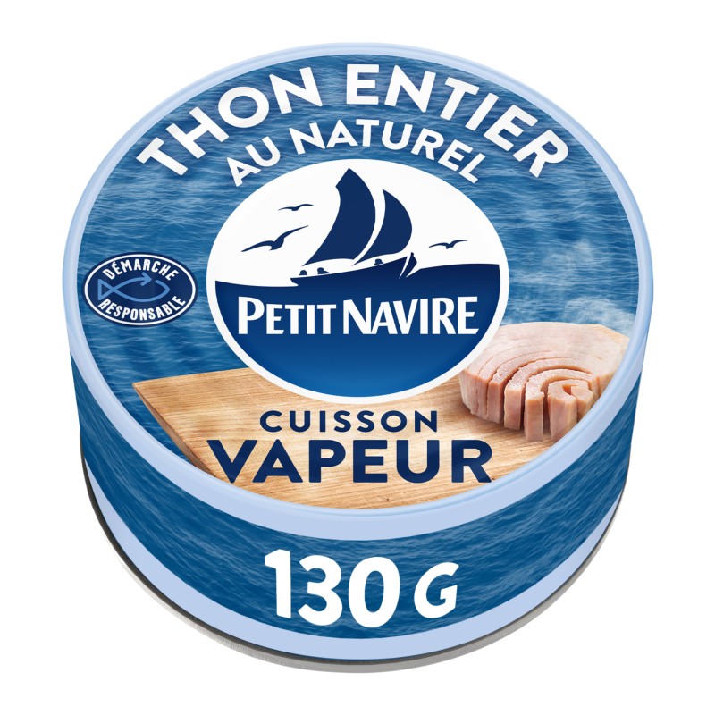 Thon vapeur nature 130g