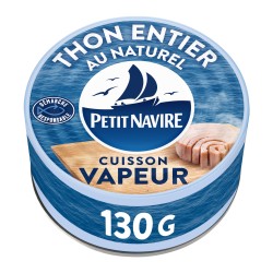Thon vapeur nature 130g