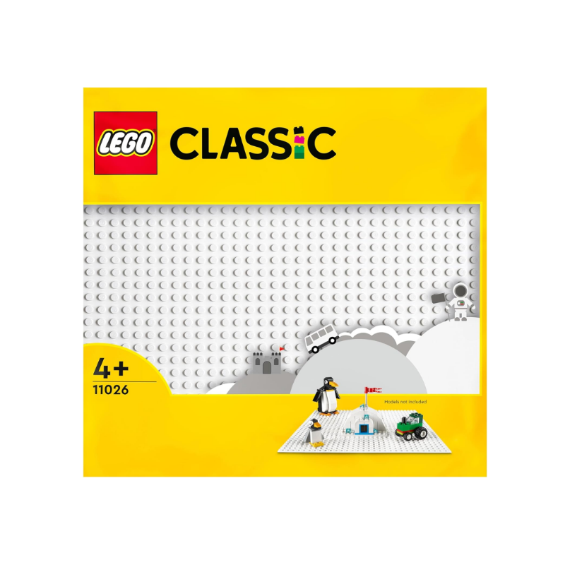 Classic La plaque de construction blanche 11026