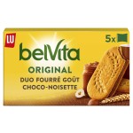 Belvita original duo fourré choco noisette x10 253g