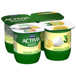 Yaourt Bifidus Saveur Citron 4x125g