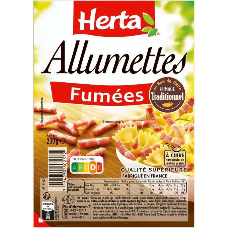 Allumettes Fumées 200g
