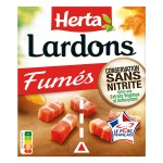 Lardons fumés sans nitrite 2x75g