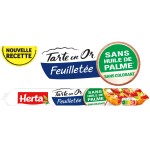 Tarte en or Pâte feuilletée sans huile de palme 230g
