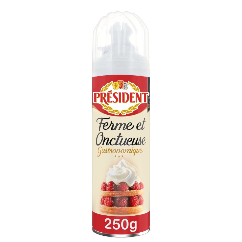 Crème fouettée ferme et onctueuse 250g
