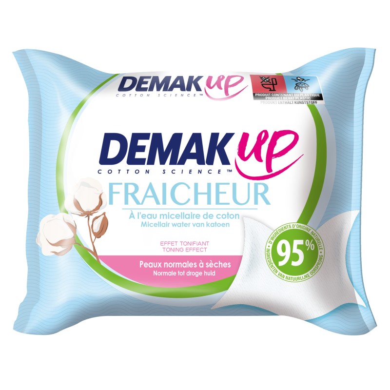 Lingettes Démaquillantes Peaux Sèches x25