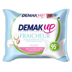 Lingettes Démaquillantes Peaux Sèches x25