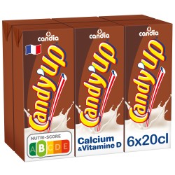 Lait UHT chocolat 6x20cl