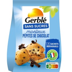 Moelleux aux pépites de chocolat sans sucres ajoutés x7 196g