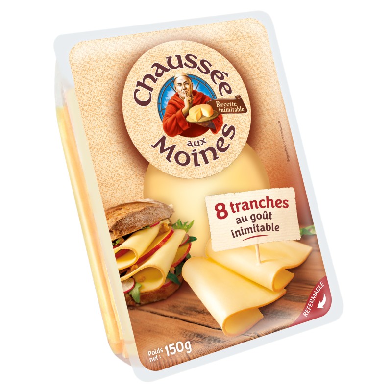 Fromage moelleux 8 tranches 150g