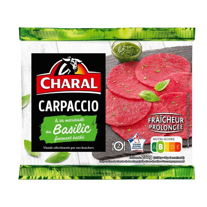 Carpaccio Basilic 230g