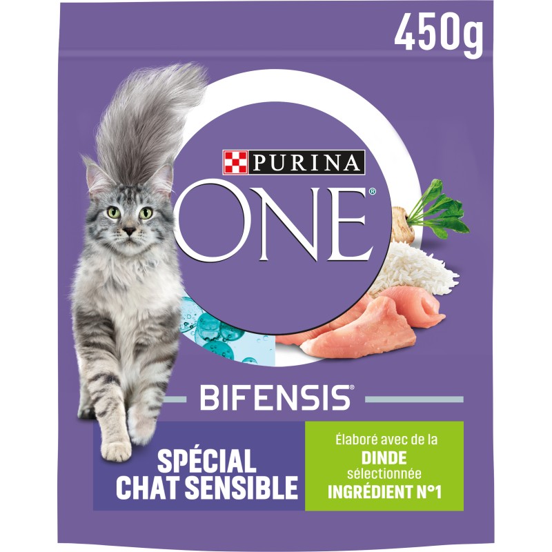Croquettes Adultes Chat Sensible 450g