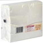 Serviettes en Papier Blanc 33x33cm 2 Plis x100