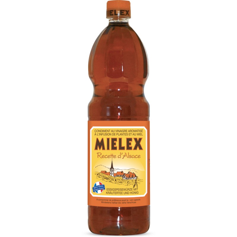 Vinaigre Aromatisé au Miel et Infusions de Plantes 1l