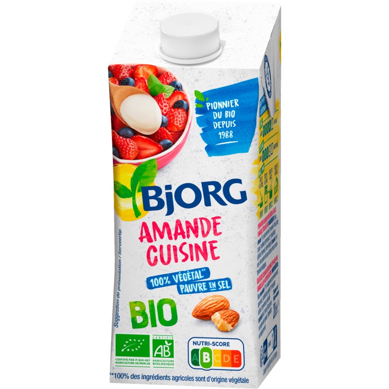 Aide Culinaire Bio Amande Cuisine 200ml