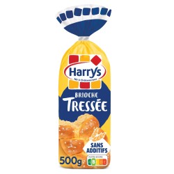 Brioche Tressée au Sucre Perlée 500g