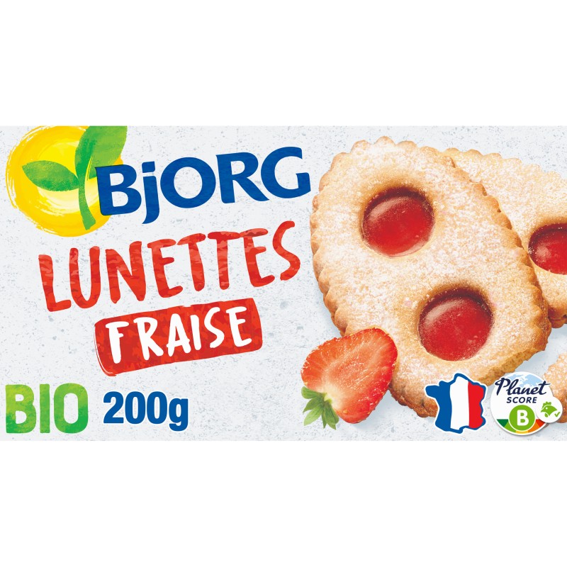 Bio Lunettes Fraises x4 200g