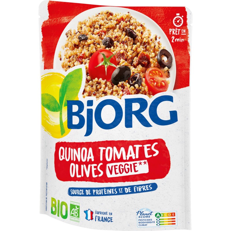 Bio Quinoa Tomates et Olives 250g