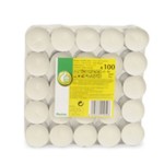 Bougies chauffe-plat x100