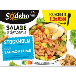 Salade & compagnie stockholm oeuf saumon fumé 320g