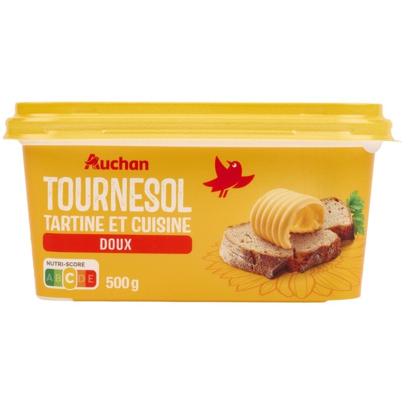 Margarine doux pour tartine et cuisson 500g