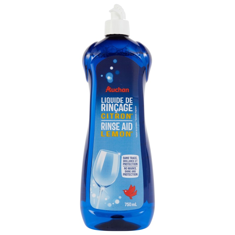 Liquide de rinçage citron pour lave-vaisselle 750ml