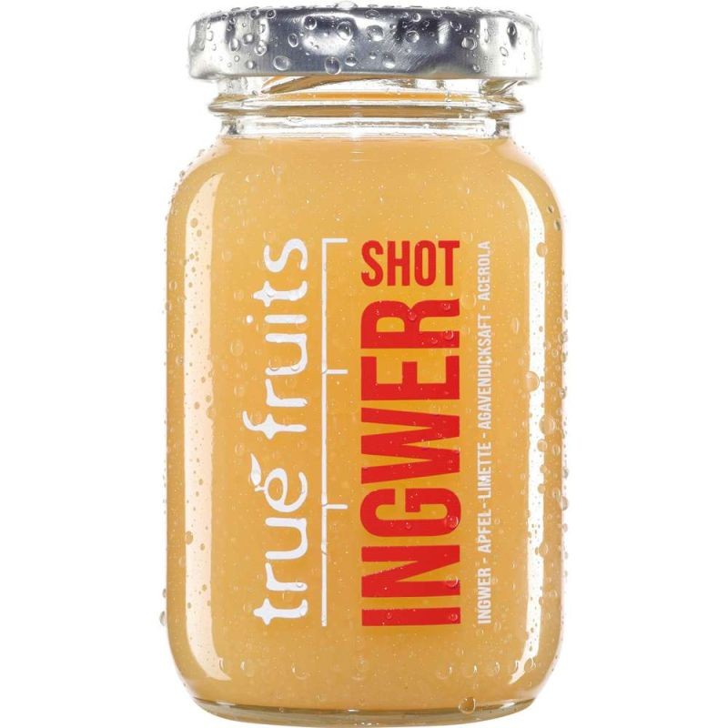 Shot de gingembre fruits jaunes sans gluten sans lactose 99ml