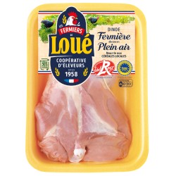 Cuisse de dinde fermière label rouge 750g