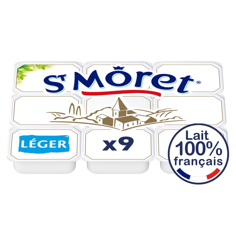 Fromage frais léger 8%MG 9 portions 180g
