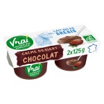 Bio Crème dessert au lait de brebis au chocolat 2x125g
